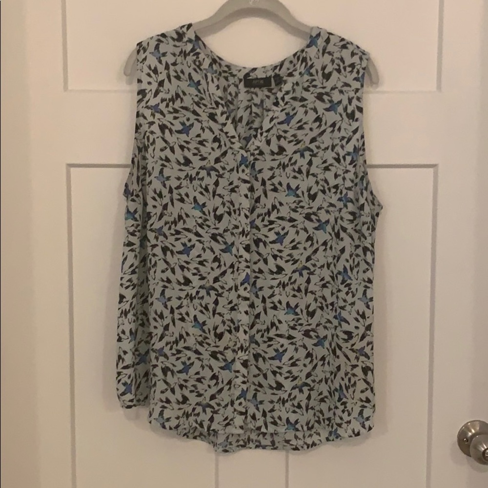 Bird Button up blouse